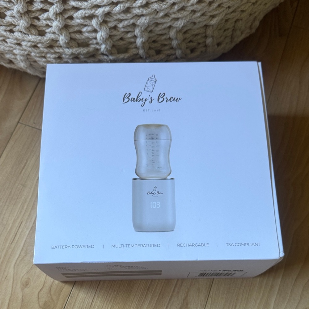 Rechargeable Bottle Warmer - White